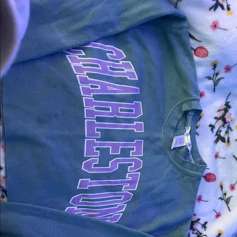 Altar'd State Blue and Purple Sweatshirt Casual Hoodie